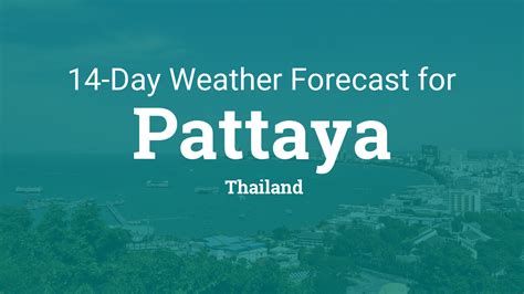 pattaya weather forecast 7 days